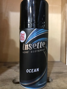 Insette Men's Body Spray Ocean 150ml