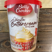 Betty Crocker Vanilla Buttercream Icing Tub 