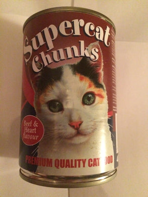 Super Chunks Cat Food Beef & Heart Flavour 400g