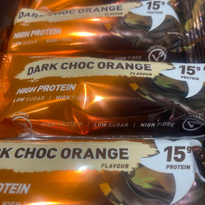 MaxiMuscle Dark Chocolate Orange Protein Bars 45g
