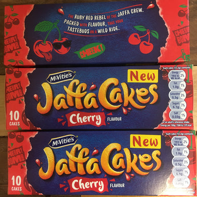 40x Mcvitie's Jaffa Cakes Cherry (4 Packs of 10 Cakes)