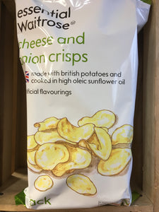 Waitrose Cheese & Onion Crisps 6 Pack (6x25g)