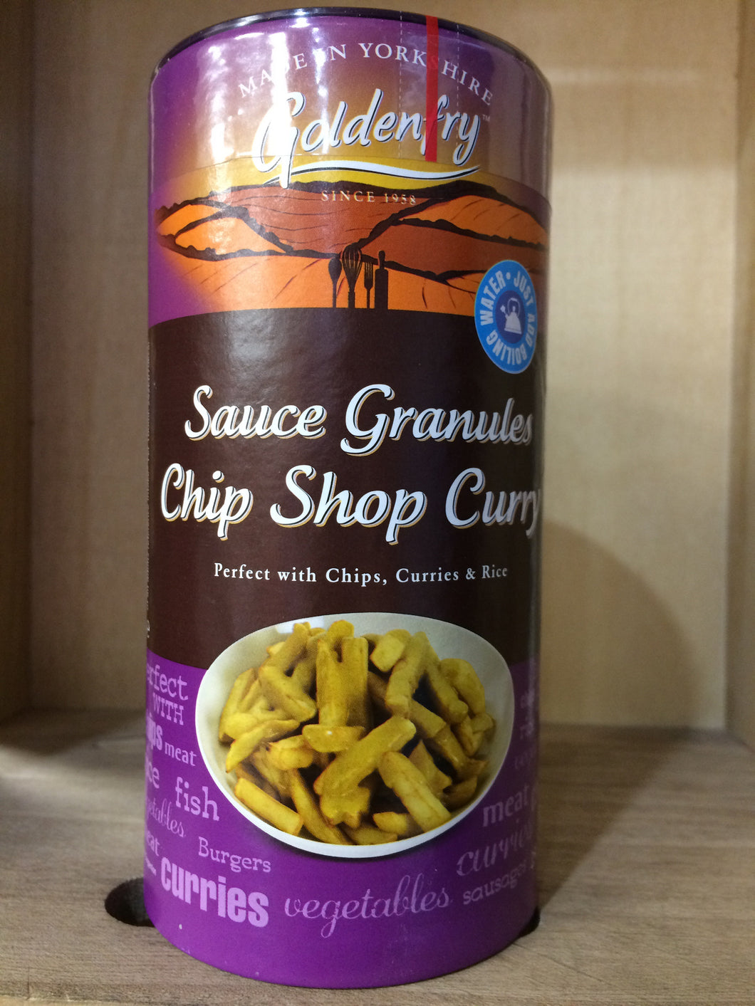 Golden fry Chip Shop Curry Sauce Granules 250g