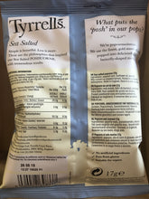 Tyrrells Poshcorn Sea Salted Superlative Popcorn 17g