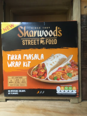 Sharwood's Street Food Tikka Masala Wrap Kit  456g