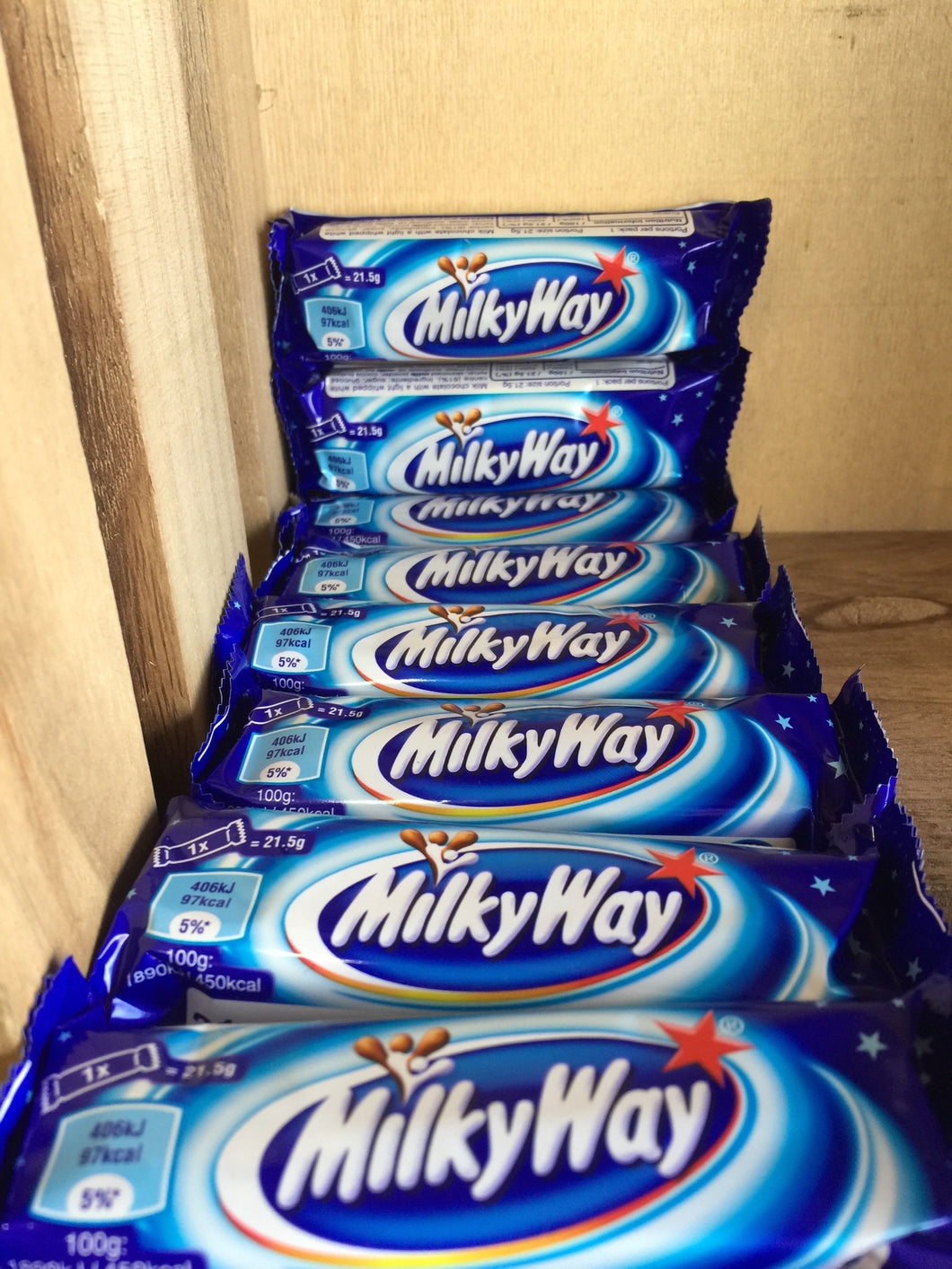 8x MilkyWay Chocolate Bars 21.5g