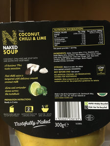 Naked Soup Thai Coconut, Chilli & Lime 300g