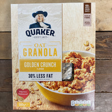 2x Quaker Oat Granola Golden Crunch Boxes (2x500g)