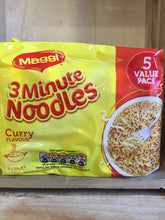 10x Maggi 3 Minute Noodles Curry Flavour Bags(2 Packs of 5x59g)