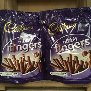 2x Cadbury Nibbly Chocolate Mini Fingers Biscuits (2x125g)