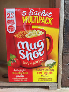 Mug Shot Multipack 3x Tomato and Herb 2x Roast Chicken Sachet 302g