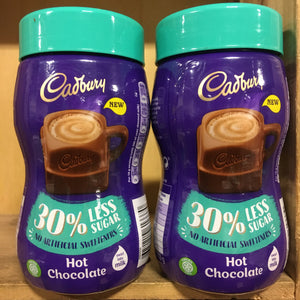 2x Cadbury Hot Chocolate 30% Less Sugar (2x280g)