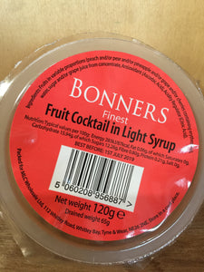Bonners Finest Fruit Cocktail in Light Syrup 120g