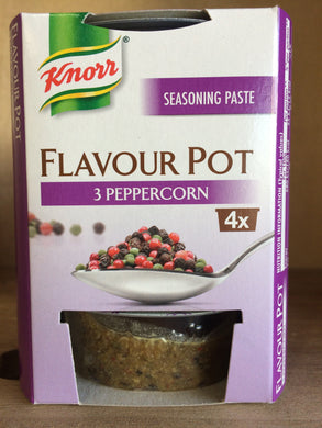 Knorr Flavour Pot 3 Peppercorn 4x23g