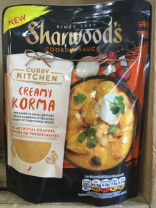 Sharwoods Creamy Korma Curry Cooking Sauce 250g