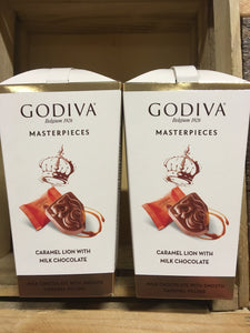 2x Godiva Masterpieces Caramel Lion with Milk Chocolate (2x193g)