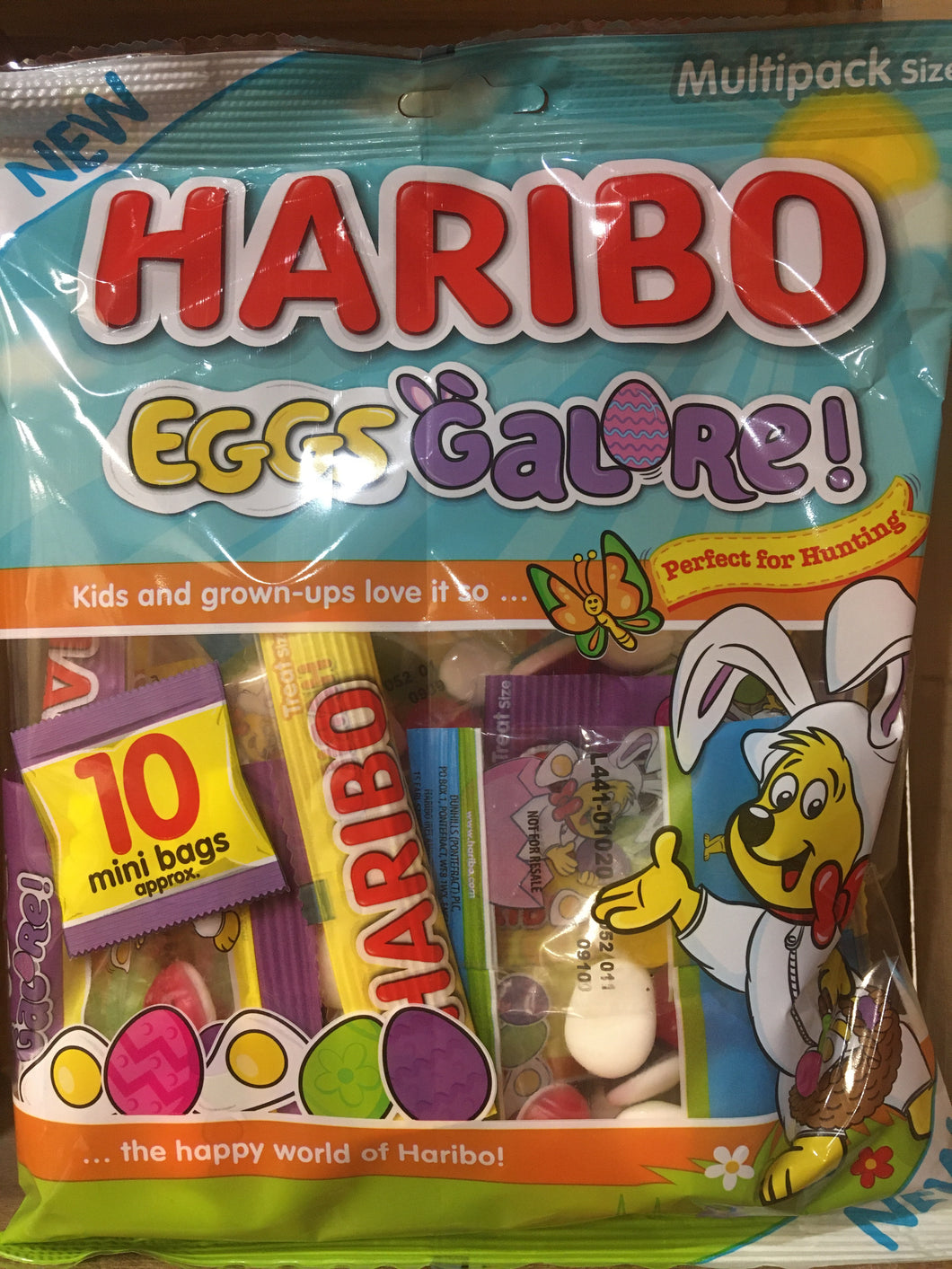 50x Haribo Eggs Galore Mini Bags (5 Packs of 10 Mini Bags)