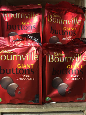 4x Cadbury Bournville Giant Buttons Share Bags (4x110g)