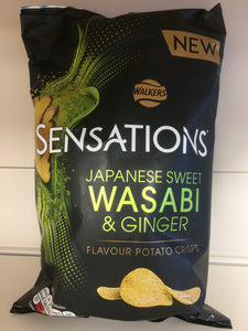 Walkers Sensations Wasabi & Ginger Crisps 150g