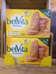 10x Belvita Breakfast Biscuits Golden Oats 5x45g Case