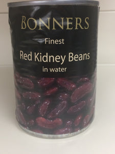 Bonners Red Kidney Beans in Water