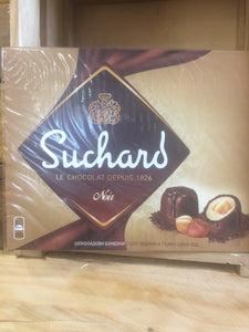 14x Suchard Noir Dark Chocolate and Hazelnut Chocolate Box 153g