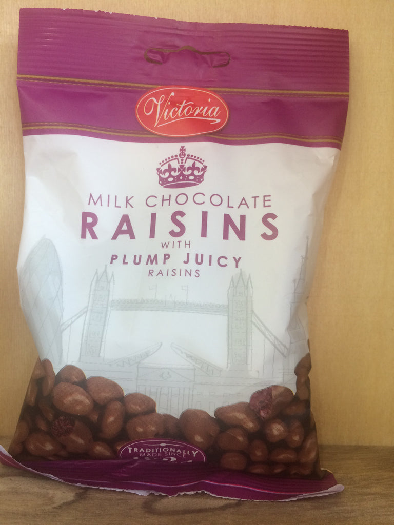 Victoria Raisin Victoria Milk Chocolate Raisins 175g & Low Price Foods Ltd