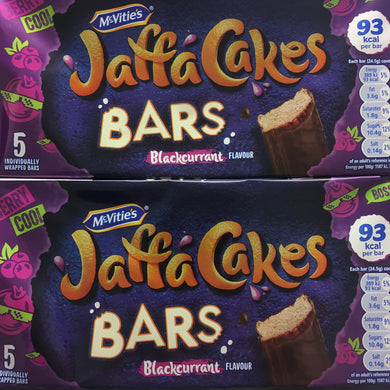 20x McVitie's Jaffa Cakes Blackcurrant Cake Bars (4 Packs of 5 Cake Bars)