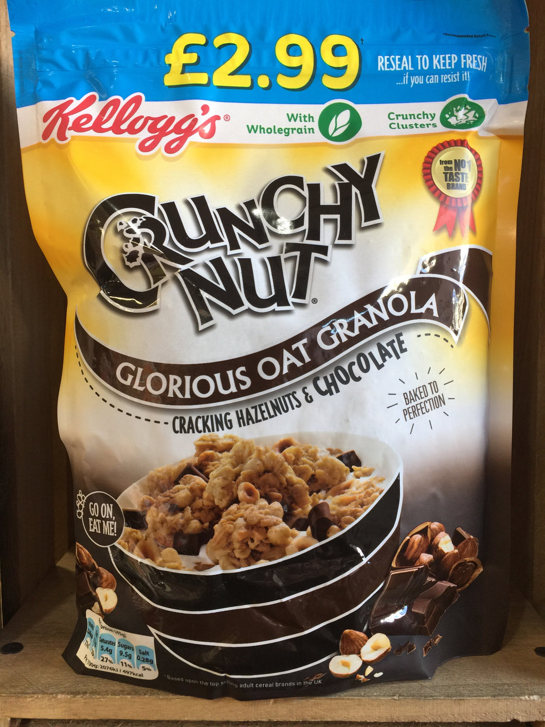 Kellogg's Crunchy Nut Hazelnuts & Chocolate 380g