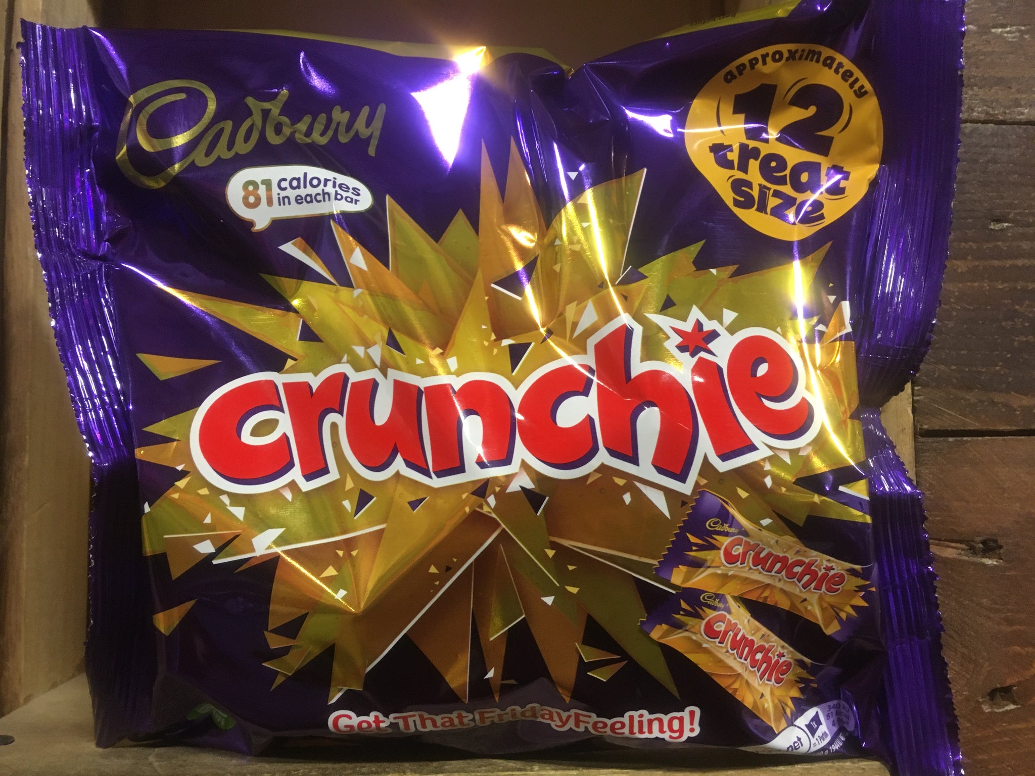Crunchie Fun Size 24x Crunchie Treatsize (2 Big Bags of 12) & Low Price Foods Ltd