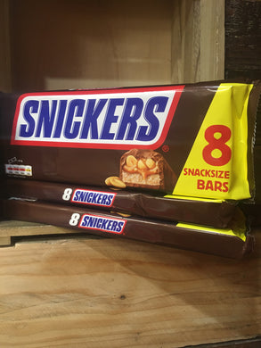 24x Snickers Bars Snacksize (3x 8 Packs x 35.5g)