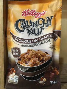 14x Kellogg's Crunchy Nut Hazelnuts & Chocolate (14 Packs of 55g)
