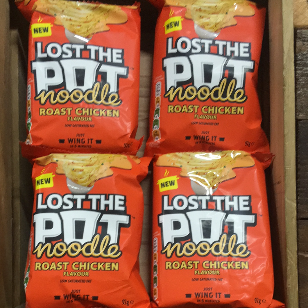 4x Pot Noodle Lost The Pot Roast Chicken (4x92g)