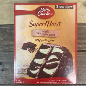 Betty Crocker Supermoist White Chocolate Cake Mix 425g