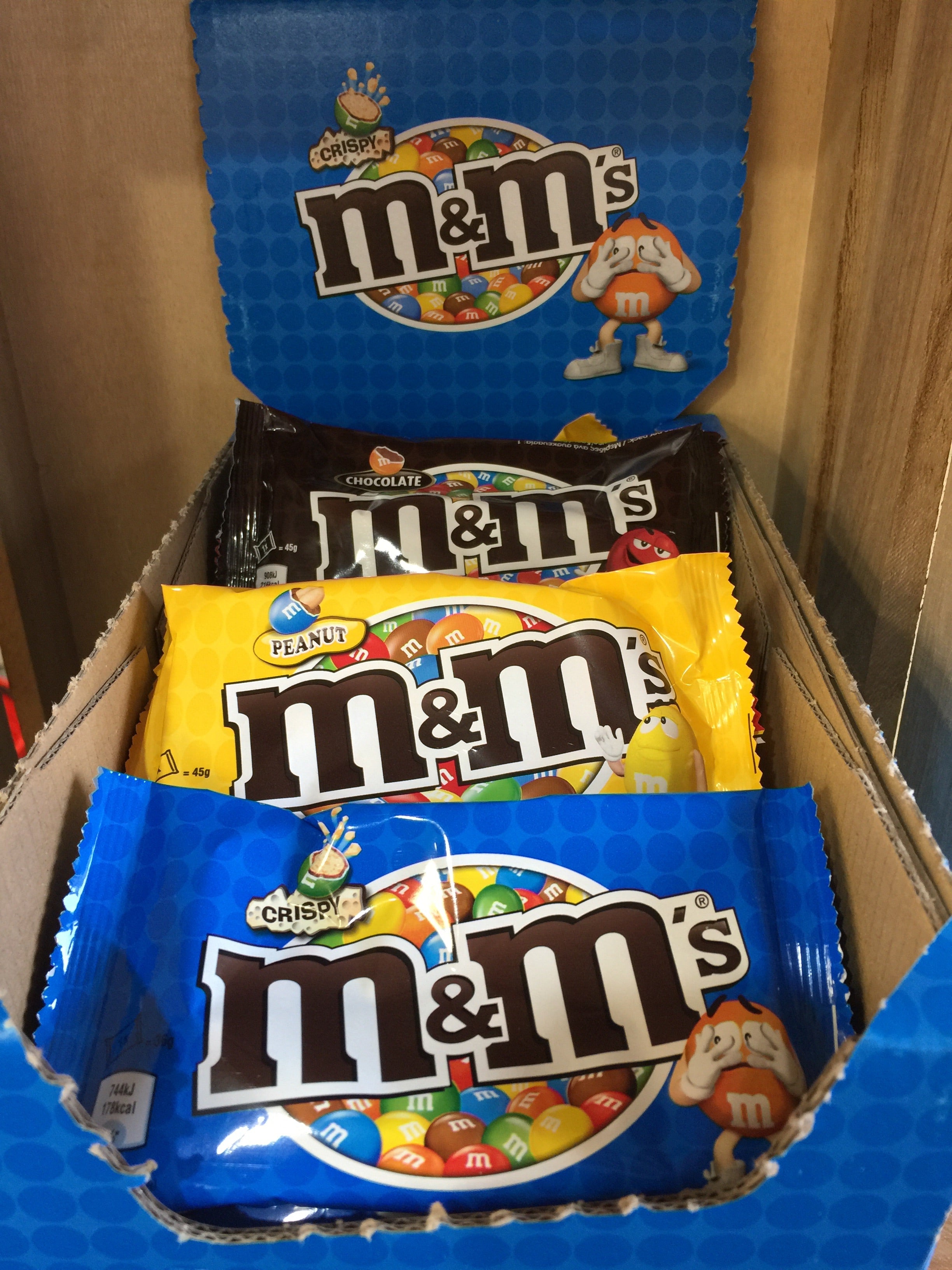 M&M's Chocolates Salted Crunchy Peanut Crispy 5 x Mixed