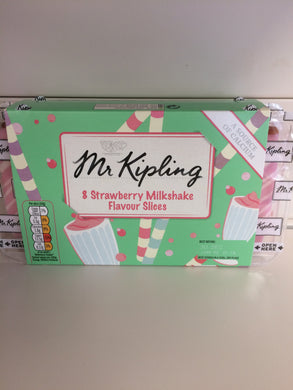 Mr Kipling 8x Strawberry Milkshake Flavour Slices