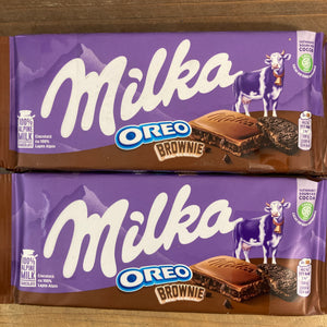 Milka Oreo brownie Chocolate Bar