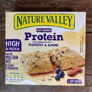 12x Nature Valley Soft Baked Protein Blueberry & Almond Cereal Bars (3 Packs of 4x38g)