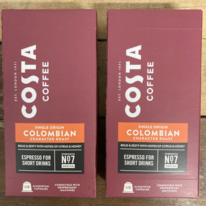 Costa Nespresso Columbian Roast Espresso Pods