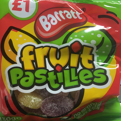 2x Barratts Fruit Pastilles £1 Bags (2x130g)