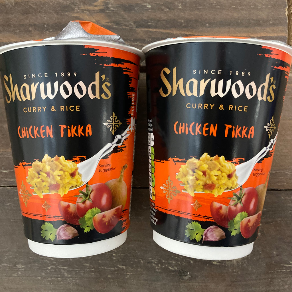 Vt Rice Pots 2x Sharwoods Chicken Tikka Rice Pots (2x70g) & Low Price Foods Ltd