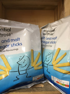 12x Waitrose Salt & Malt Vinegar Sticks (12x100g)