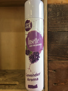 Insette Air Freshener Lavender Aroma Fragrance 300ml
