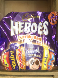 Cadbury Heroes Family 20 Treatsize Packs 278g