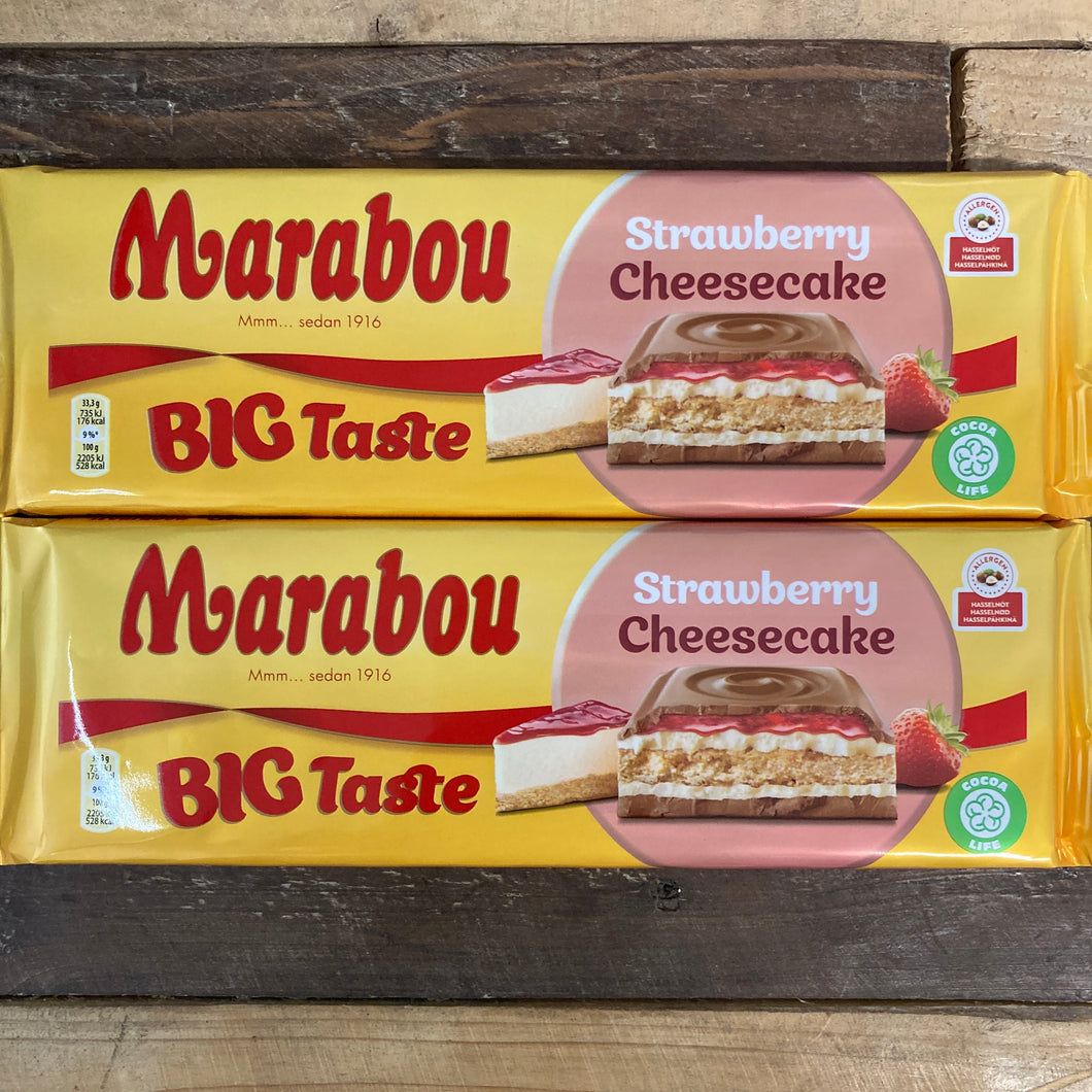 Marabou Strawberry Cheesecake Chocolate Bar 300g