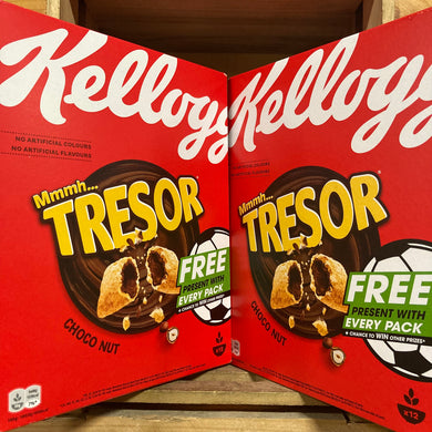 2x Kelloggs Tresor (Krave) Choco Nut Chocolate Cereal (2x375g)