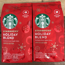 2x Starbucks Holiday Blend Coffee WHOLE BEANS (2x190g)