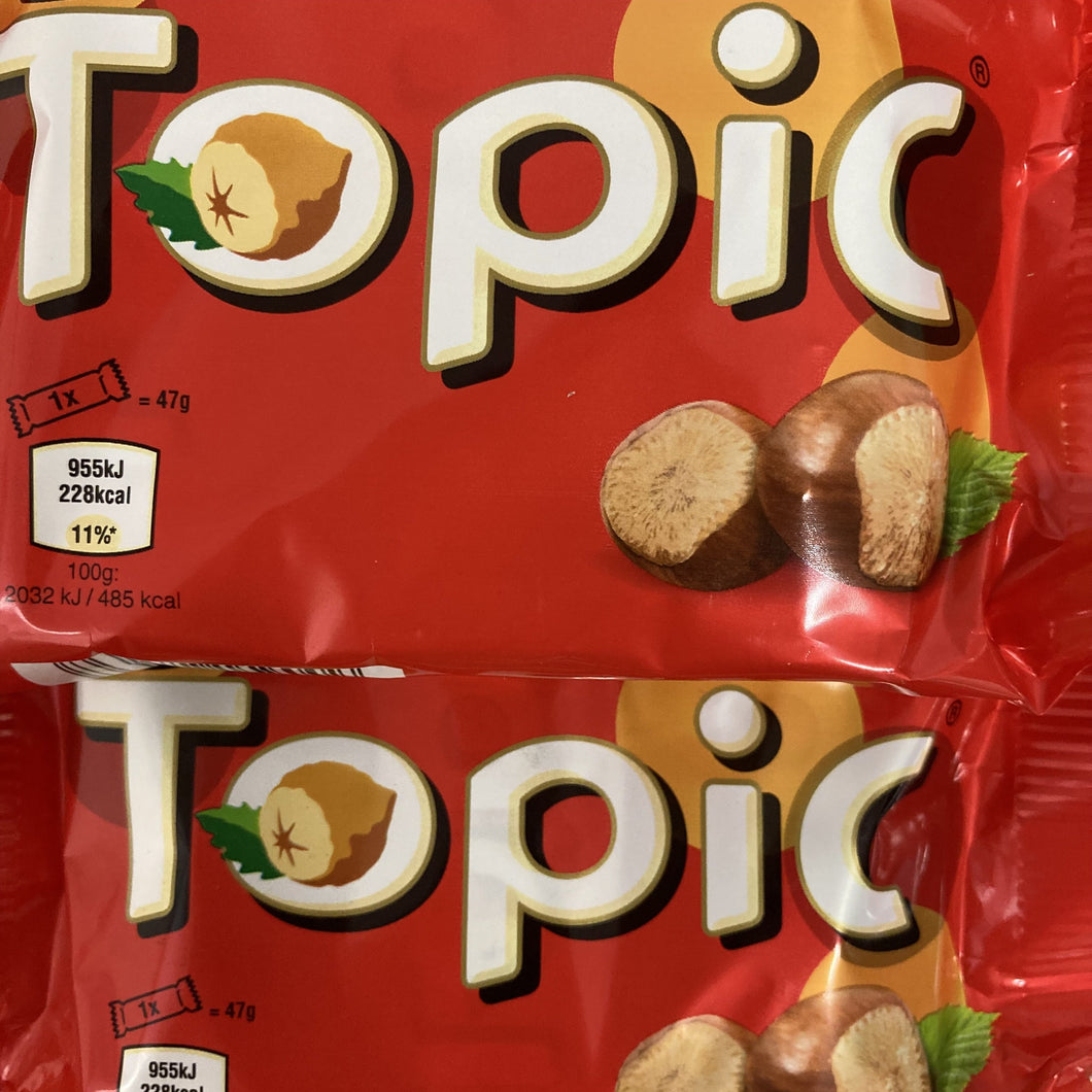 12x Topic Chocolate Bars (4 Packs of 3x47g) & Low Price Foods Ltd