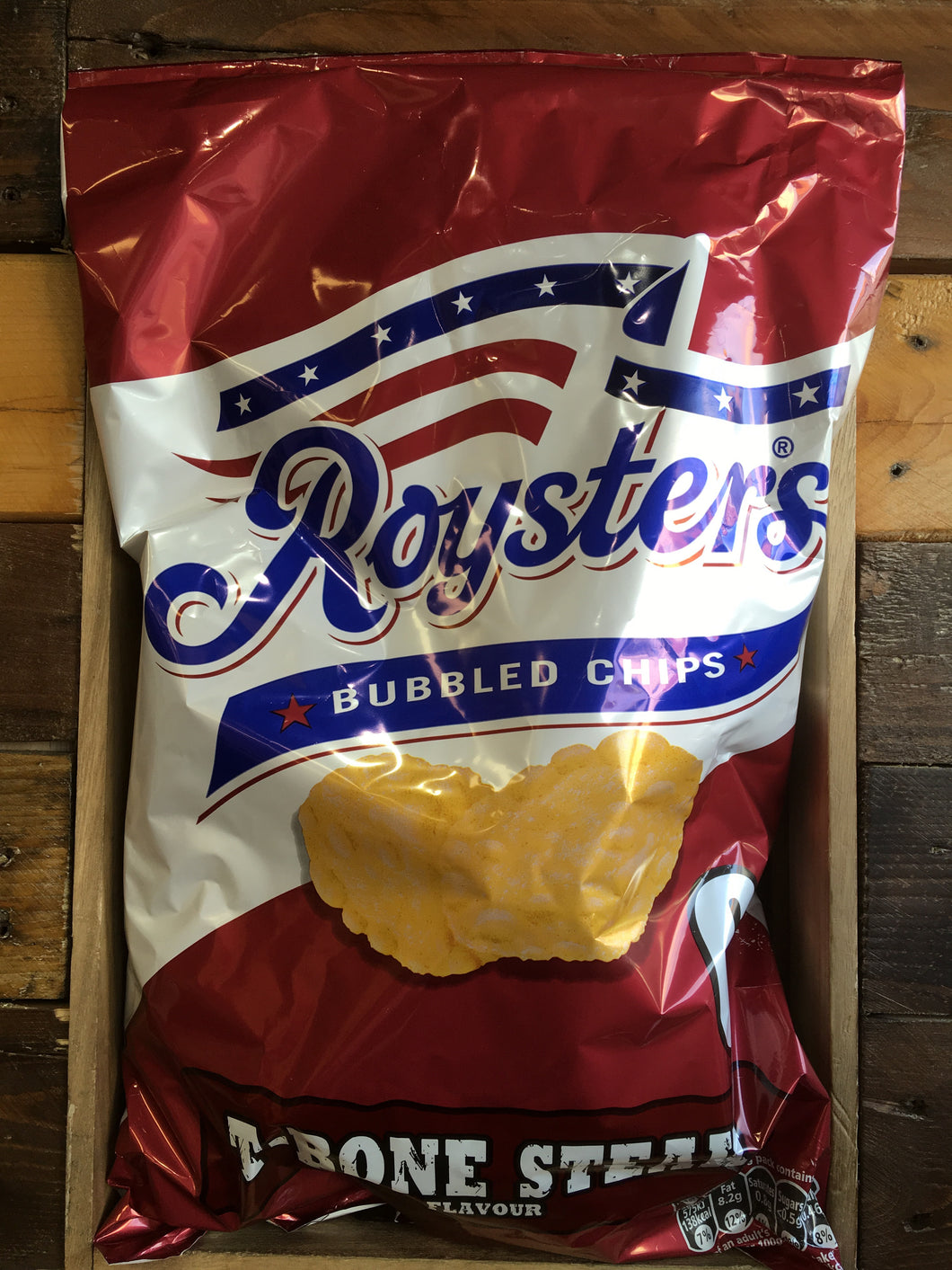 Roysters T-Bone Steak Crisps 6 Pack (6X21g)