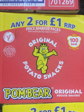 32x Pom-Bear Original Potato Snacks (32x19g)